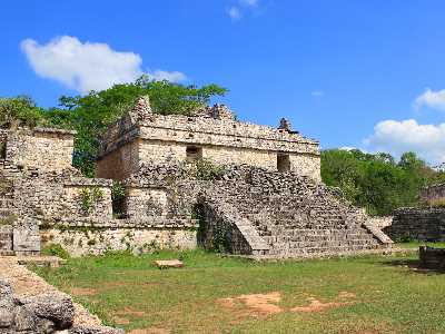 Estructura 17, Ek Balam, Ruinas Mayas