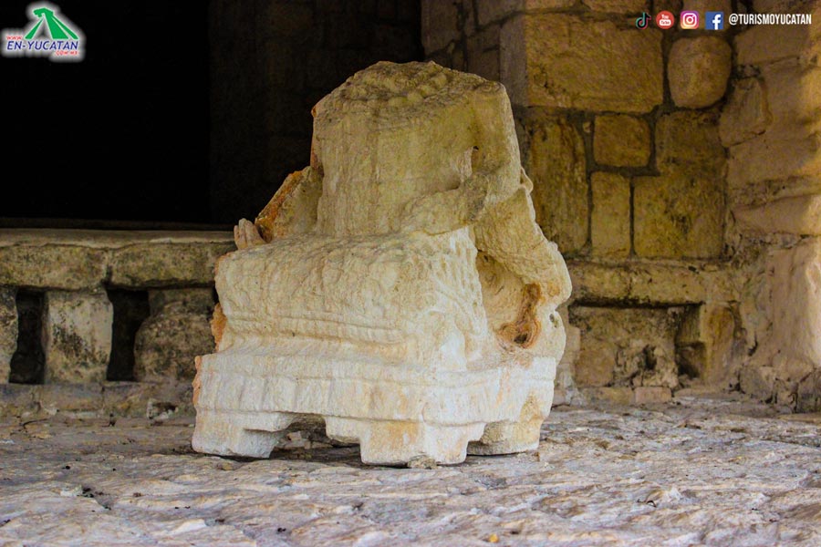 Escultura de Piedra, Zona Arqueológica de Ek Balam