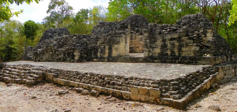 Xpujil Campeche, Ruinas Mayas de Xpujil en Campeche