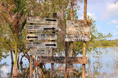 Laguna Azul, Señor, Felipe Carrillo Puerto