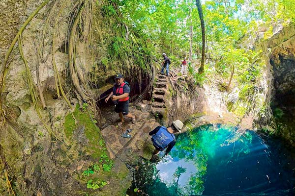Cenote Azul in Homún, Cenote Lan ka Uk