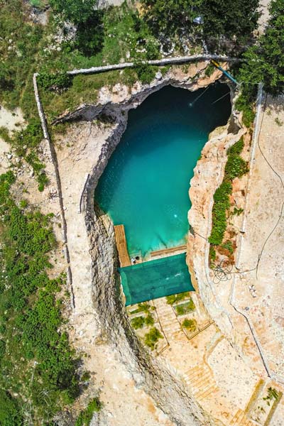 Cenote Chan Kaaj in Homún