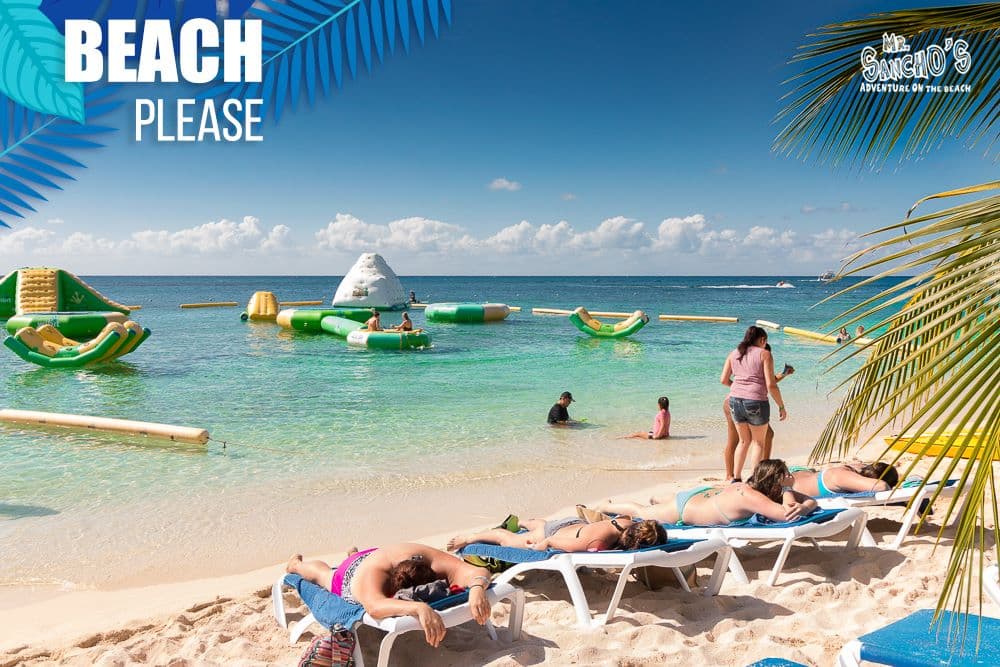 Mr Sanchos Beach Cozumel Mexico Fridge Magnet - Crystal Souvenir Refrigerator Sticker