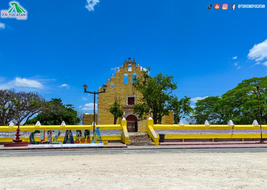 Iglesia de Cuzamá Yucatán