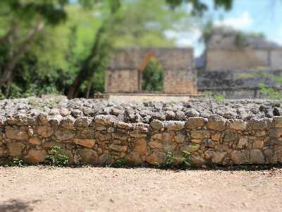 Murallas, Ek Balam, Ruinas Mayas