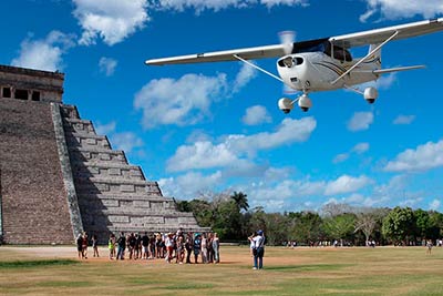 Tour Aéreo a Chichén Itzá saliendo de Cancún, Cozumel o Playa del Carmen