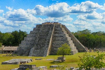 Castillo de Kukulkán en Mayapán