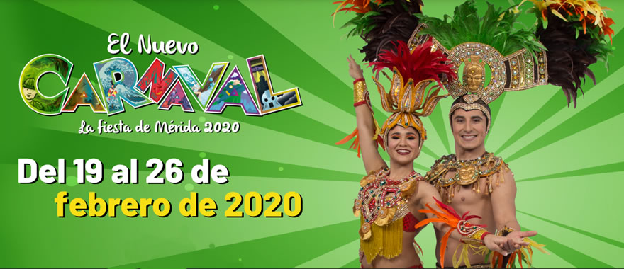 Carnaval de Mérida 2020, Carnaval de Mérida, Carnaval 2020, Plaza Carnaval