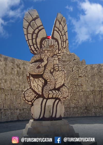 Homeland Monument, Paseo Montejo in Merida Yucatan