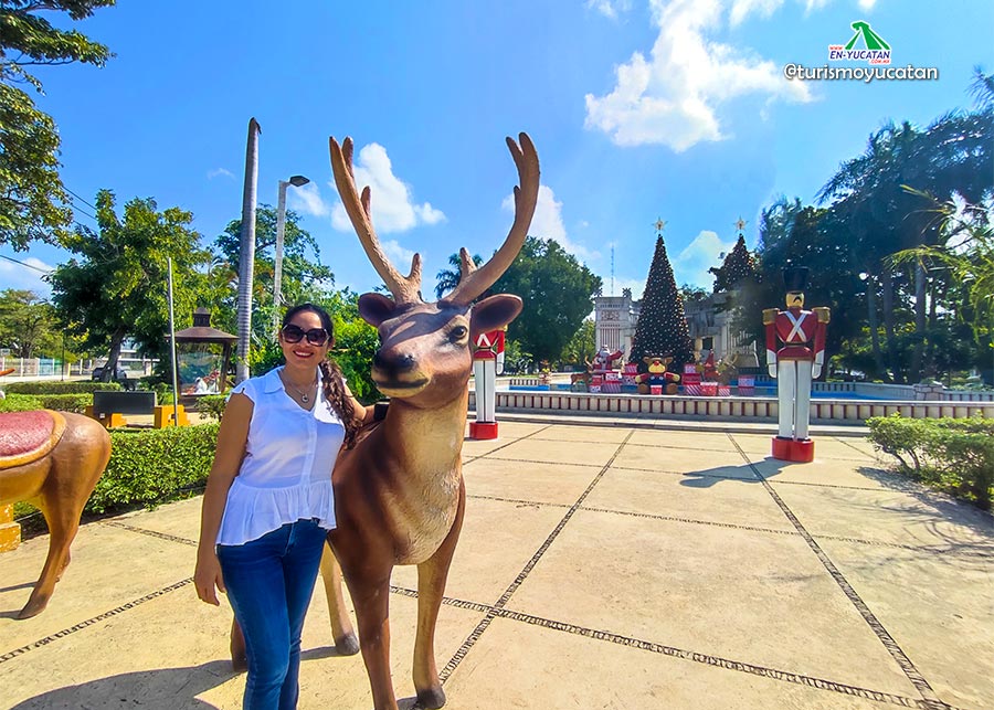 Espectaculos Navideños Gratuitos en Mérida. Decoración Navideña en el Parque de las Ámericas