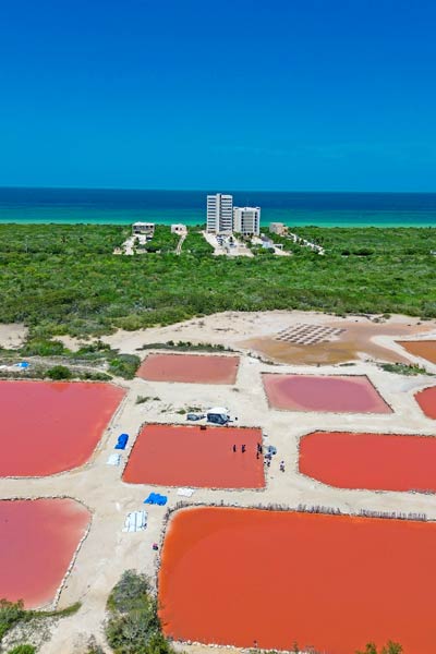 Vista Aérea de Salinera Xtampú