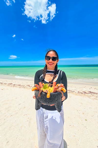 Restaurante La Fondita de Celestún Beach, Restaurantes en Celestún