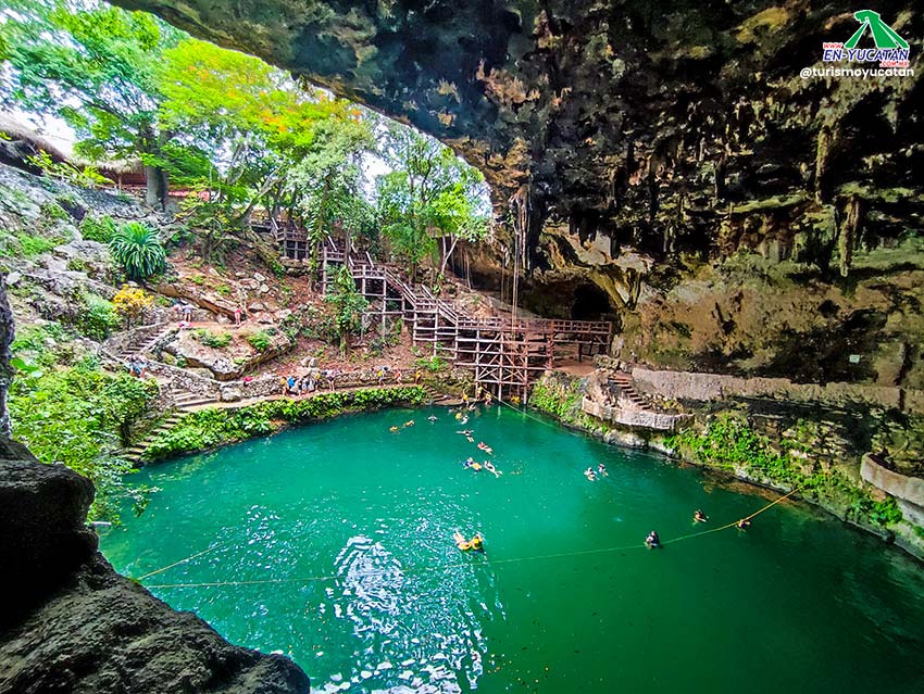 Cenote Zací, Cenotes en Valladolid