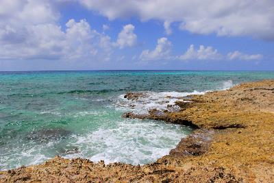 Vista del Mar Caribe en Cozumel
