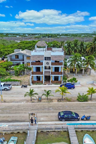 Hotel Casa Delfines en Rio Lagartos